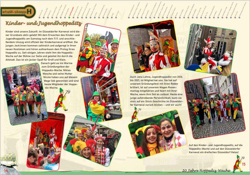 Seite Kinder-Jugendhoppediz - Jubiläumsfestschrift 20 Jahre Hoppediz-Wache