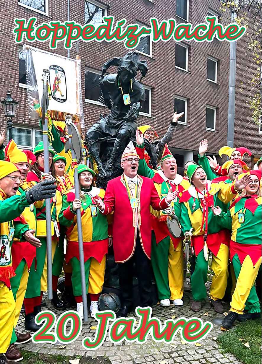 Titelbild - Jubiläumsfestschrift 20 Jahre Hoppediz-Wache