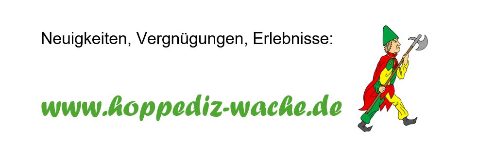 Banner der neuen Website hoppediz-wache.de Banner der neuen Website hoppediz-wache.de
